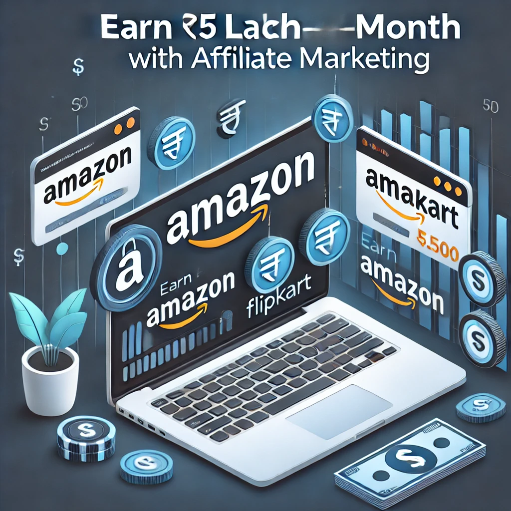 Affiliate Link Marketing with Amazon and Flipkart — Earn ₹5 Lakh/Month Online